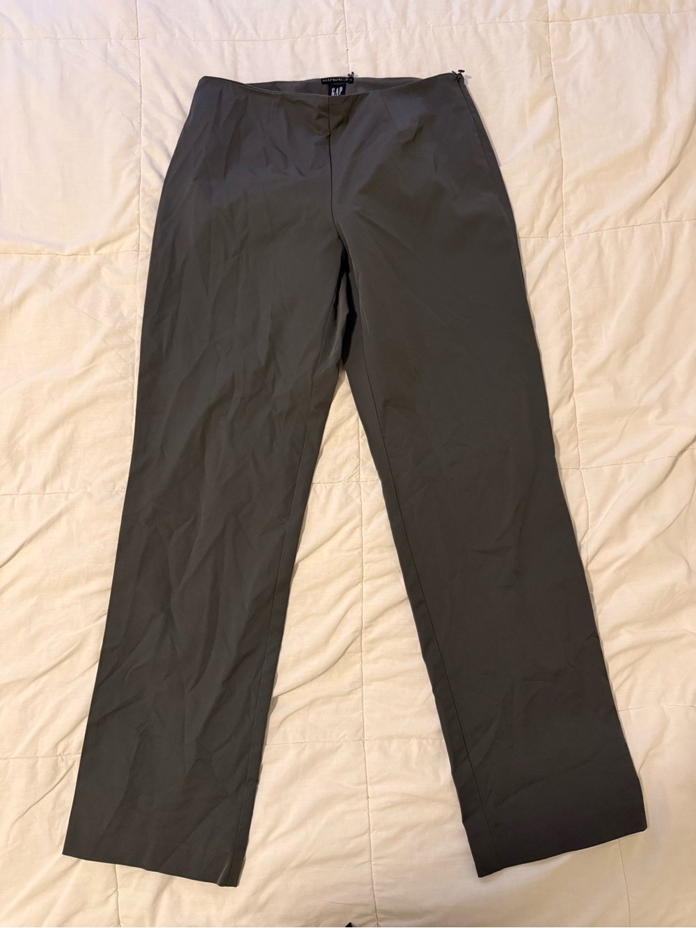 YK GAP Women’s Straight Leg Pants in Gray